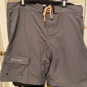 Columbia Swim Board Shorts Wetsuit Titanium Combo Set